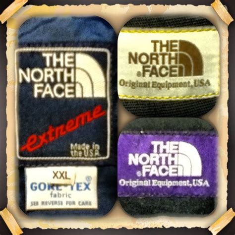 vintage north face tag